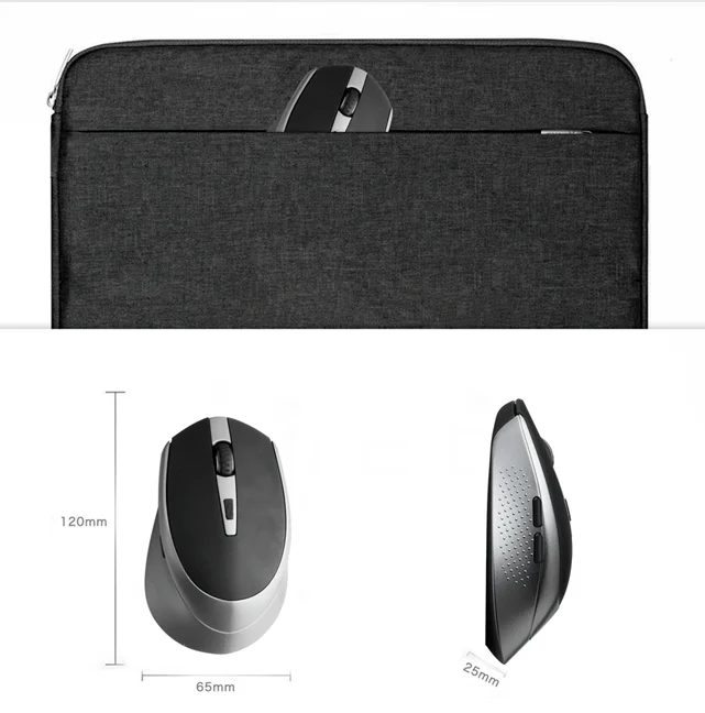 Russo sem Fio Receptor com Pequeno Digital para o Escritório em Casa Teclado Mouse Conjunto Compacto Silencioso Usb - Imagem 5