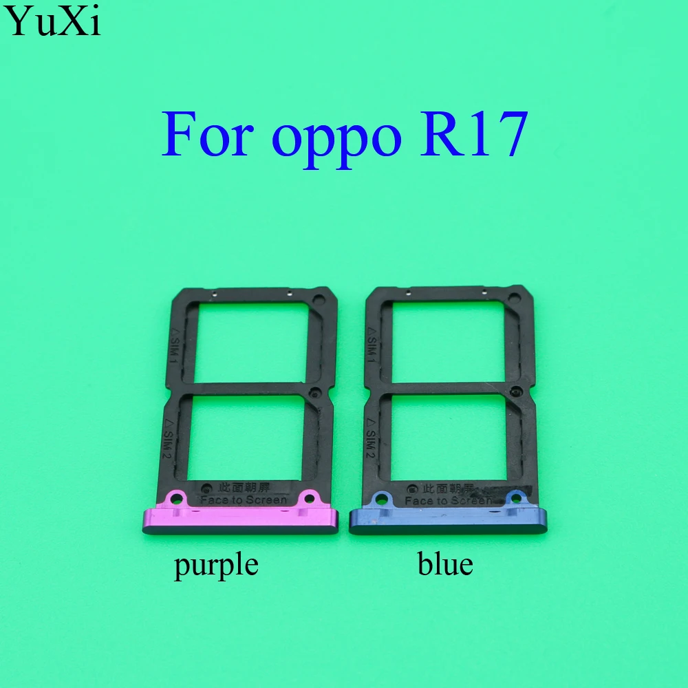 YuXi для OPPO R1S/R8007/R8000 R3/7007 R15 R17 держатель лотка для sim-карты слот для sd-карты держатель заменитель адаптера Часть