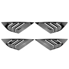 2 шт задняя четверть окна боковые жалюзи вентиляционное отверстие для Ford Focus RS ST хэтчбек 12-18 ступенчатый дизайн затвора простой зачистки