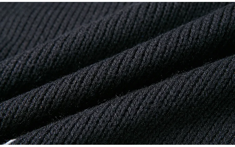 Женские повседневные осенние зимние черные жаккардовые свитера с вырезом лодочкой, одежда с длинным рукавом, вязаные свитера, джемперы