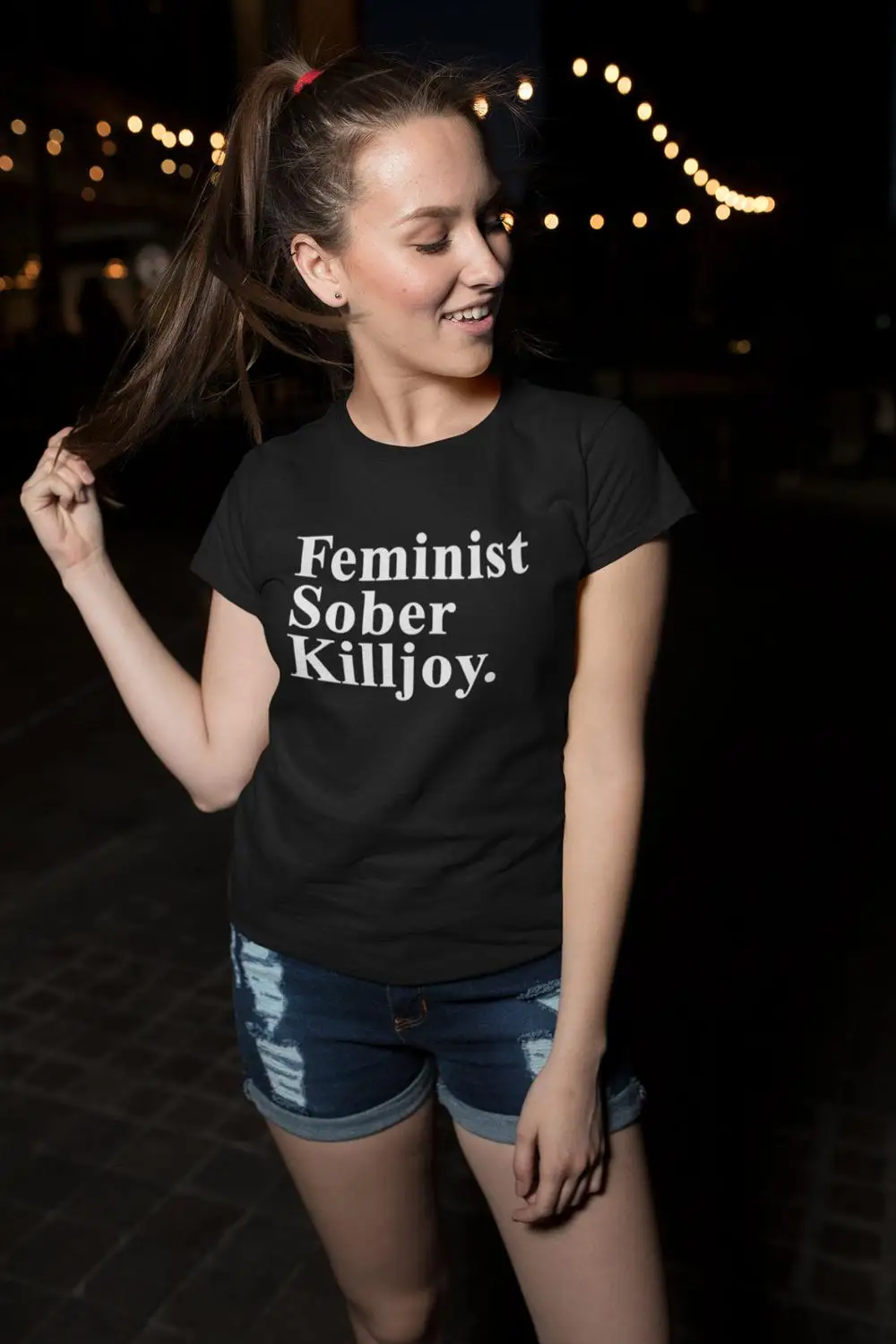 Feminist Sober Killjoy T Shirt Women 