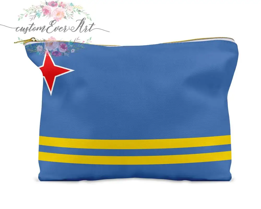 

Aruba cosmetic bag personalized makeup bag small cosmetic bag toiletry bag zipper pouch bridesmaid gift