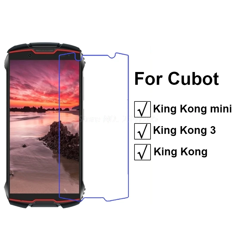 

Tempered Glass For Cubot KingKong Mini Screen Protector 4.0" Protective Front Phone Film For Cubot King Kong 3 Glass Protector ^