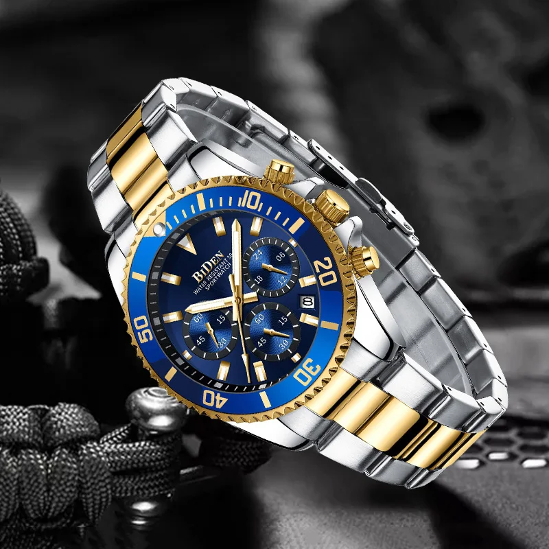 Мужские s часы Топ Бренд роскошные золотые часы для мужчин Rolexable кварцевые наручные часы Мужские Аналоговые водонепроницаемые часы с хронографом и датой