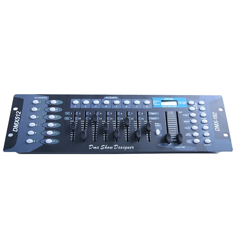 Новинка 192 Dmx контроллер сценический светильник Dj оборудование Dmx консоль для Led Par движущаяся головка Точечный светильник Dj контроллер Dmx512, ЕС вилка