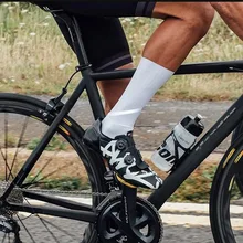 Спортивные профессиональные велосипедные носки мужские Противоскользящие бесшовные Аэро велосипед износостойкие шоссейные велосипедные носки светоотражающий безопасный носок