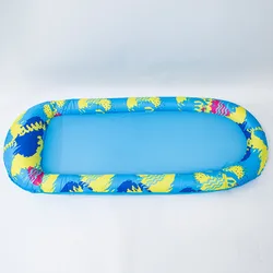 Colorful Floating Row Summer On Swimming Pool Inflatable Floating Raft Water Sleeping Bed Chair Lounge Sport Backrest Sea Floats