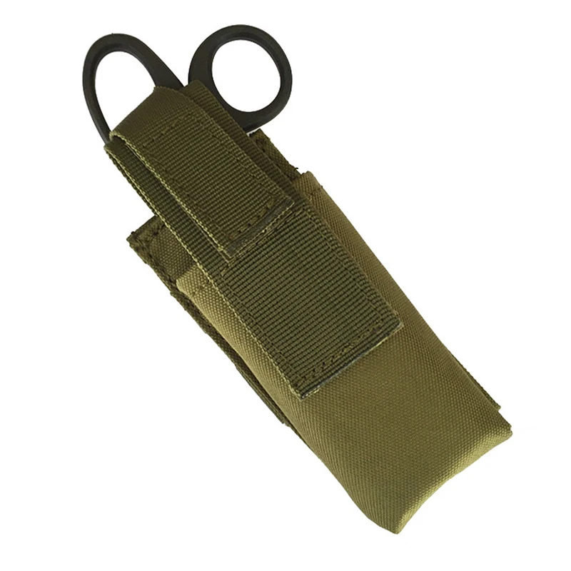 Molle тактический жгут медицинские ножницы сумка Военная EDC сумка для фонарика занятия спортом на свежем воздухе, Охота Аксессуары