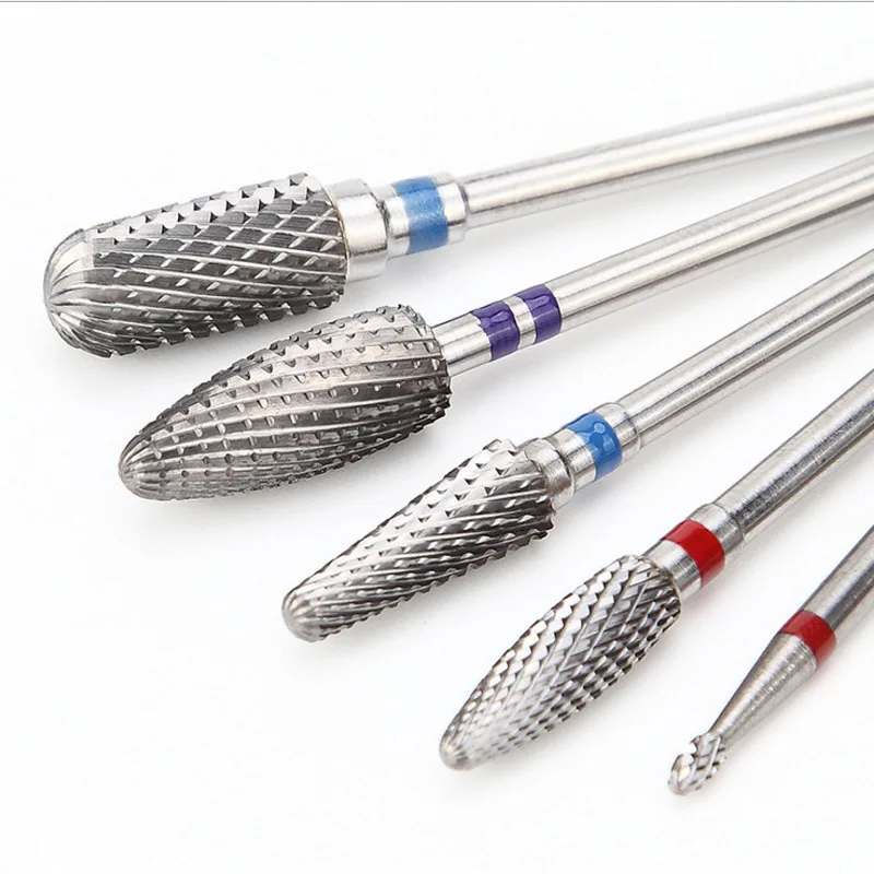 5 стилей фреза из карбида вольфрама для ногтей сверло дизайна инструмент