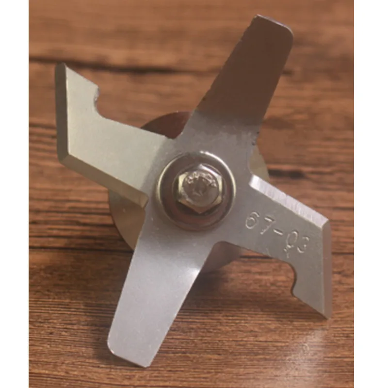 767 800 Stainless Steel Hardened Six Mixing and Cutting TWK 767 TM800 Blades Knife Ice Crusher Blades Blender Spare Parts 67-03