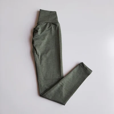 army green Peeli, бесшовные леггинсы с высокой талией, штаны для фитнеса, упругие леггинсы для ягодиц, Gymwear, пуш-ап, штаны для йоги, тренировочные колготки для тренировок - Цвет: army green