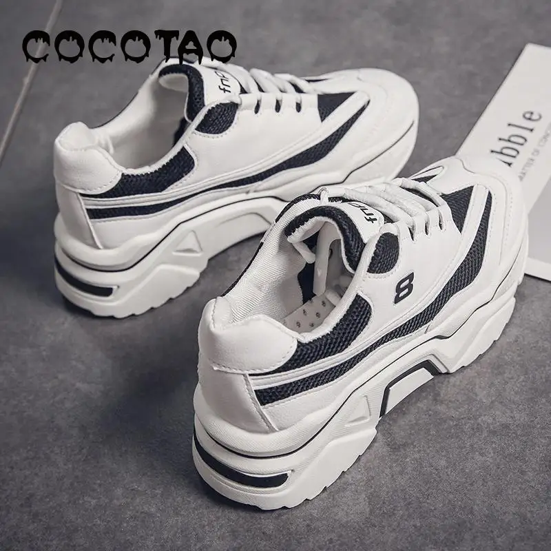 

Web Celebrity Torre Female Shoe Breathable Mesh Surface Increased 2019 Autumn Platform Ms. White Sneakers Ins Sport Shoes Woman
