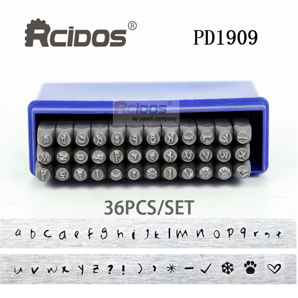 PD1909 PD1909-2.5MM рукописный сума нижний чехол с надписью металлический штамп комплект, сделай сам, ювелирное изделие символы стали с напечатанными буквами, комплект, 33 шт./кор.+ 3 предмета в комплекте - Цвет: PD1909