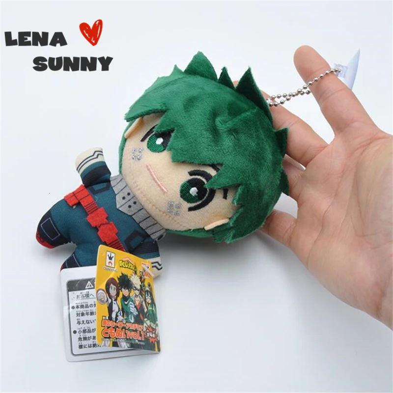 24 шт./лот, плюшевый кулон-талисман My Hero Academy с брелком, 13 см, Todoroki Shoto Bakugou, Katsuki, Midoriya izku, маленькие куклы, подарок