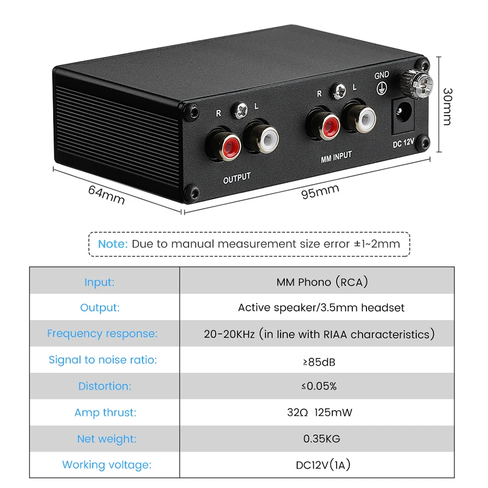 class a amplifier AIYIMA HIFI MM Vinyl Phono Preamplifier LP Phono Amplifier Headphone Amplifier Phonograph Preamplifier For Home DIY 2 channel amp