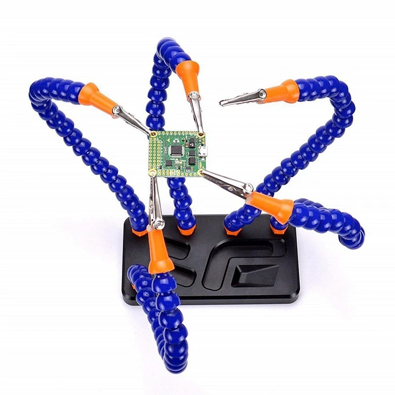 Helping Hands Third Arm Soldering Work Station 5 Flexible Arms with Precision 360 Degree Alligator Clip
