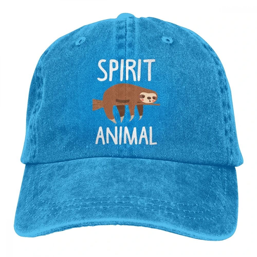 My Spirit Animal Is sluth Casquette Deep Heather унисекс Мужские Женские джинсовые бейсболка с ремешком кепки Регулируемая шляпа для гольфа папа