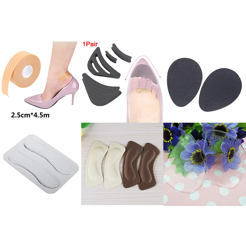 

1Roll Waterproof Roll Heel Sticker Foam Tape Relief Pad High-heeled Shoes Wear-resistant Patch Protector Foot Care Tool