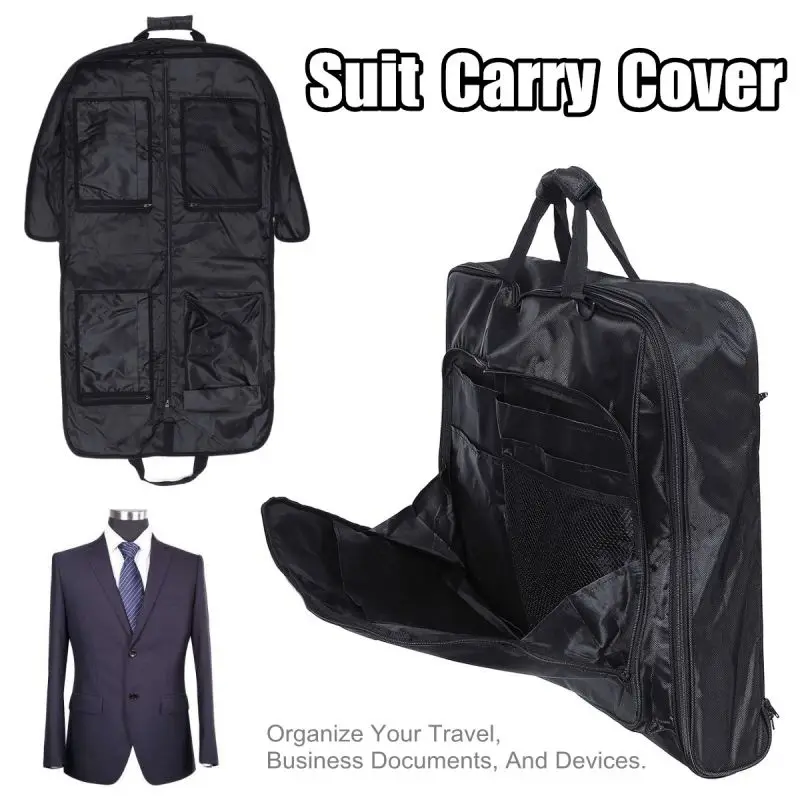 

Multipurpose High Quality Oxford Cloth Waterproof Folding Suit Bag Practical Business Men Travel Suits Garment Bags With Handle