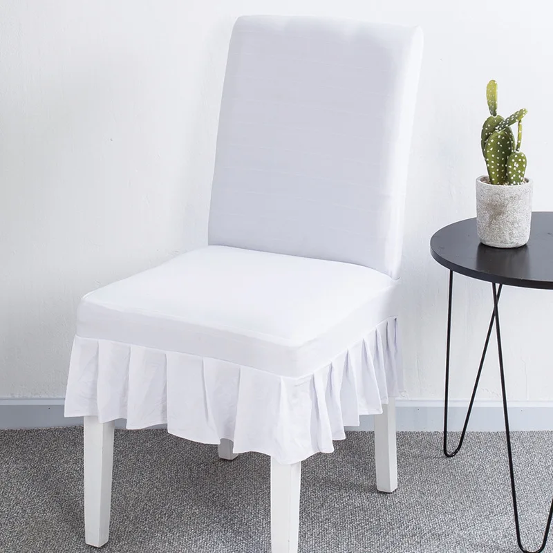 New 2019 Christmas Chair Cover Spandex Stretch Elastic Hotel Wedding Banquet Arm Chair Covers Dining Room 2