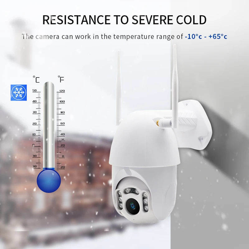 

PTZ Wireless Camera IP Camera Outdoor Move Detection Infrared Night Vision Waterproof Surveillance Wifi Camera 720P/1080P