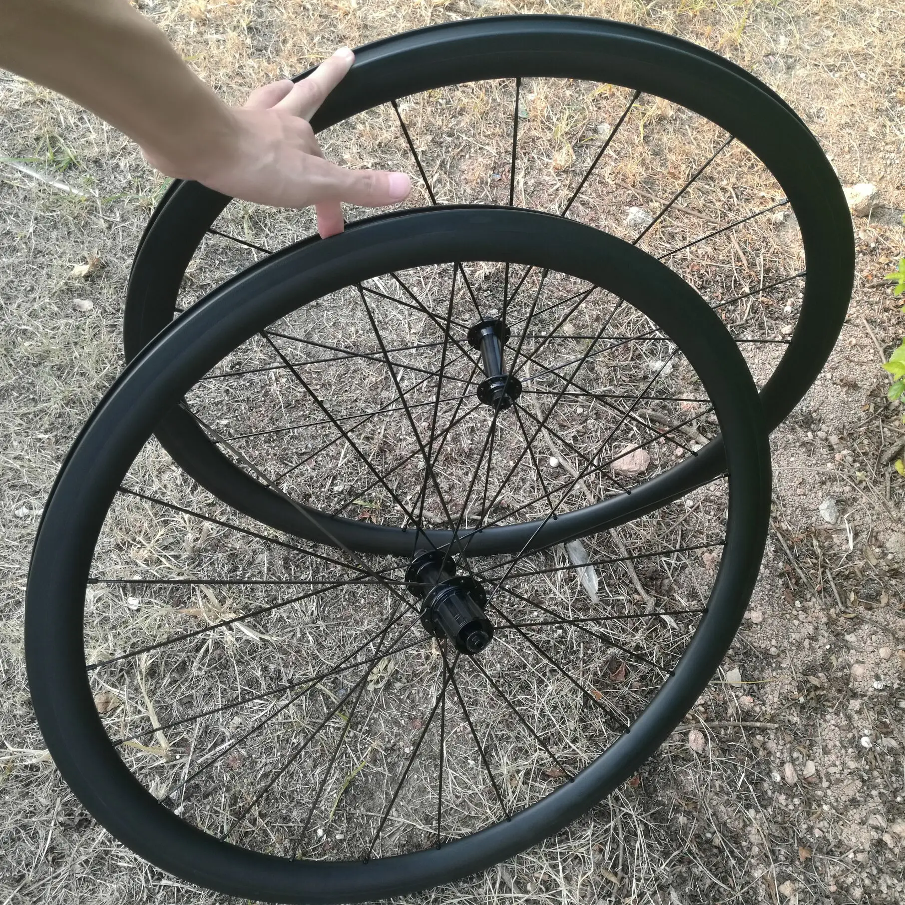 38 мм Углеродные колеса 23 ширина дорожный велосипед колеса|Велосипедное колесо| |