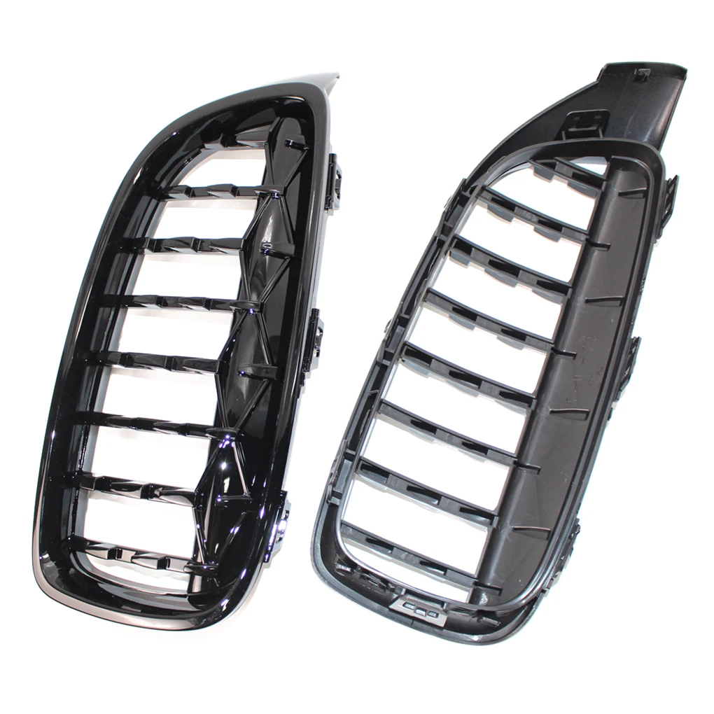 Replacement For 4-Series F32 2013- 1 Pair Front Grill Black Left Right Side Grille 51137294813 51137294814