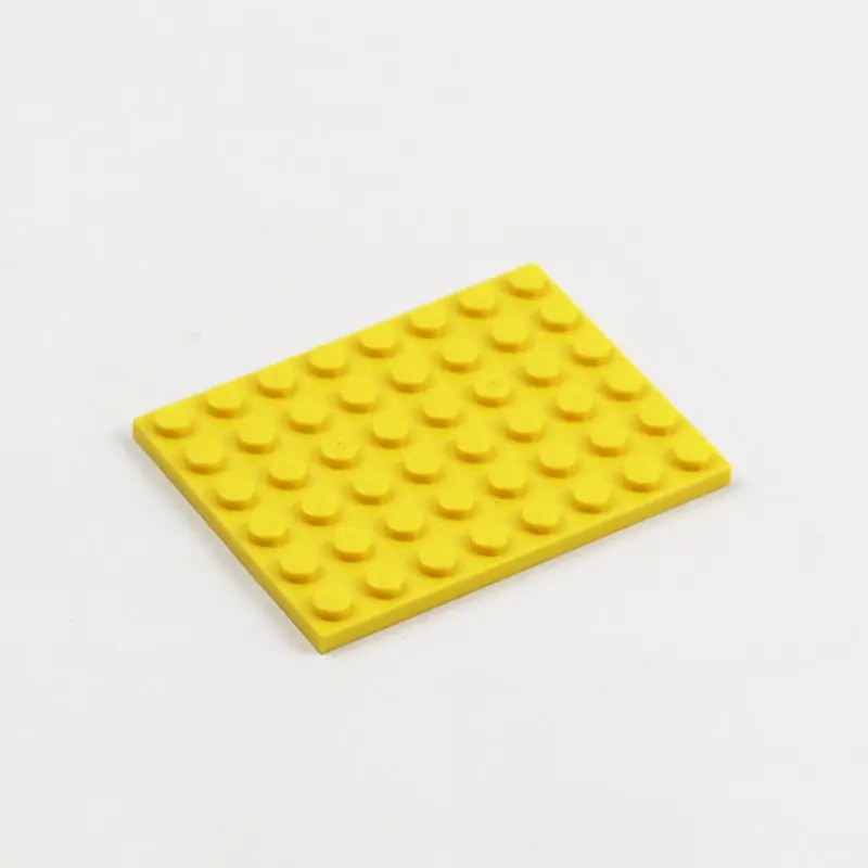 Yellow Совместимый с лего штук 6x8 пластины дети пластиковые игрушки строительные блоки части кубики Moc 3036 20 штук - Цвет: Yellow