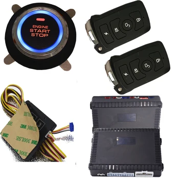 

cardot Car auto alarm remote engine start stop ignition system push button start stop smart security system car alarms