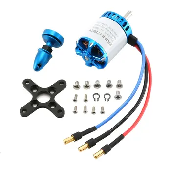 

SUNNYSKY X2220-III /X2212-III/X2216-III 980KV/1400KV/2450KV /2600KV Brushless Motor for Fixed - Wing 3D RC Drone Helicopter