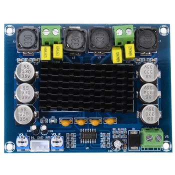 

1pc Dual Channel Stereo Amplifier Boards DC 12-26V TPA3116D2 High Power Digital Audio Power Amplifier Board For Speaker 2x120W