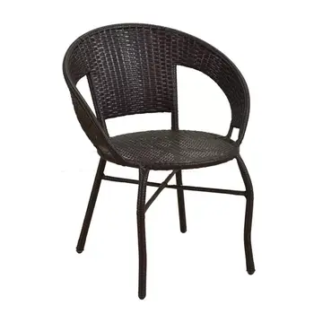 

Balcony chair small rattan chair simple single armrest chair home rotating rattan chair leisure outdoor rattan chair