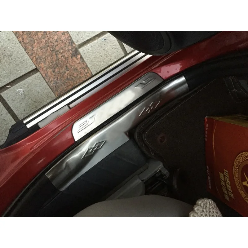 Lsrtw2017 для Toyota Rav4 двери автомобиля порог подоконник планки протектор Декоративные интерьерные аксессуары 2013