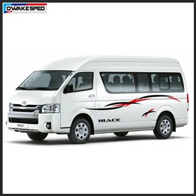 Car Styling Door Side Decals For Toyota Hiace 2004-2015 Bus Racing Sport Stripes DIY Customized Sticker Auto Body Accessories (2)_副本