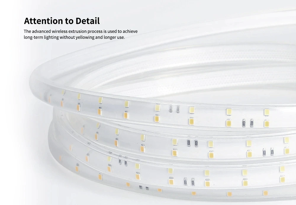 Yeelight AC220-240V 500LM/M умная Светодиодная лента 5 м драйвер работает с Alexa HomeKit водонепроницаемый IP65 для Mijia приложение затемнения