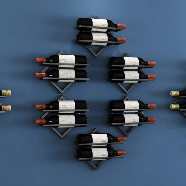 Portabottiglie in ferro montaggio a parete bicchiere da vino supporto per  appendere calice calici organizzatore di stoccaggio Rack Bar scaffale per  vino porta rotolo di carta - AliExpress