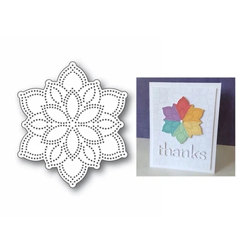 

New 2020 Metal Cutting Dies and Clear Stamps Scrapbooking For Paper Making Medallion Background Embossing Frames Card Craft Set