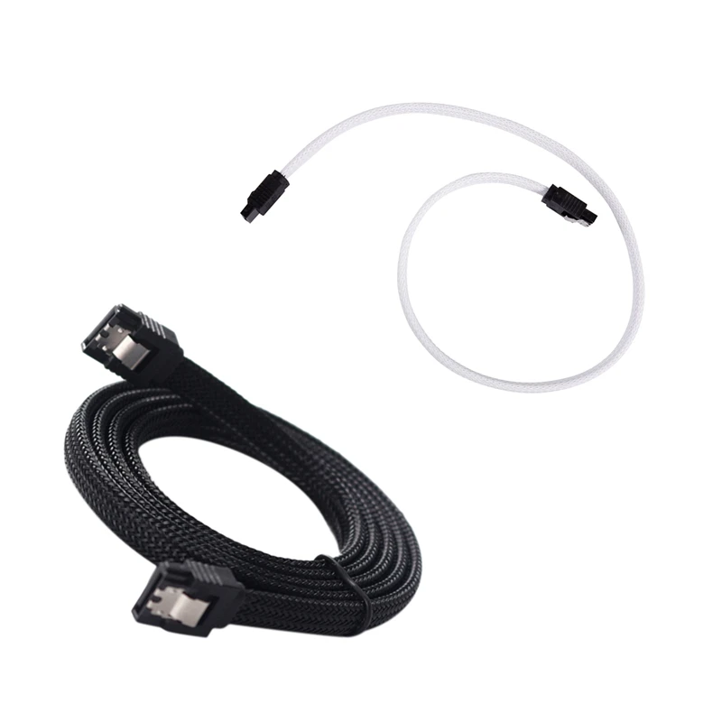2 шт. 50 см SATA 3 0 III SATA3 7Pin кабель для передачи данных 6 ГБ/сек. SSD Кабели HDD жесткий диск
