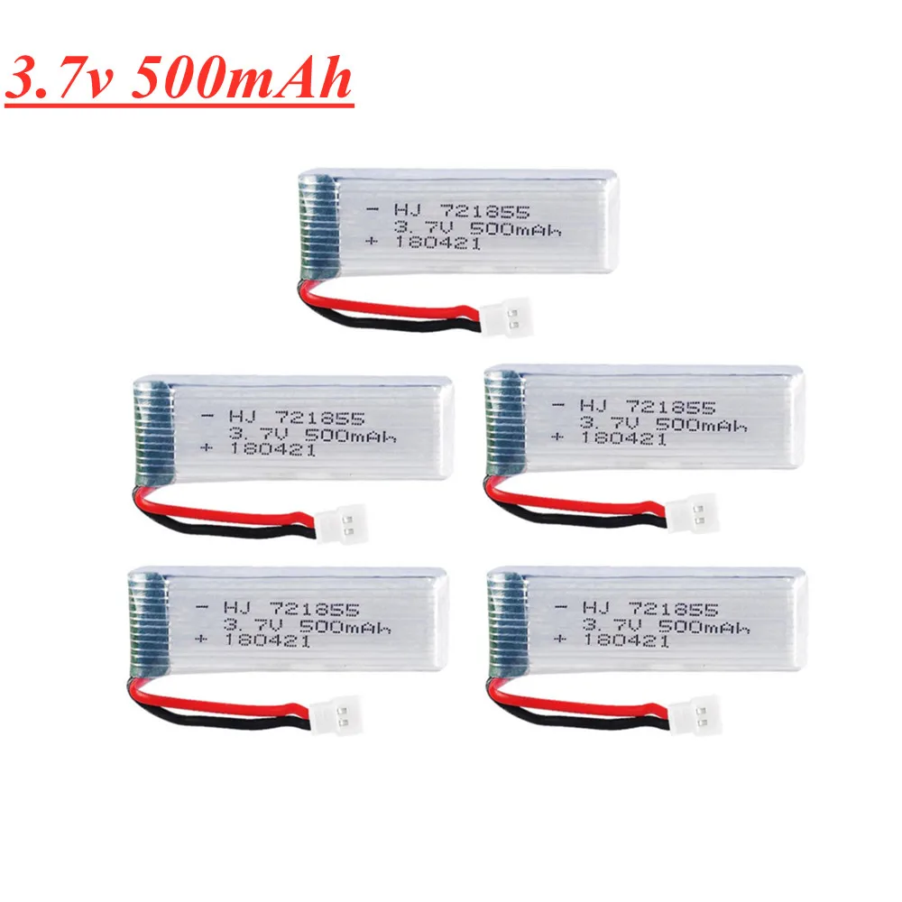 3.7V 500mah 25c lipo battery For Wltoys V930 V977 V988 H37 Eachine E50
