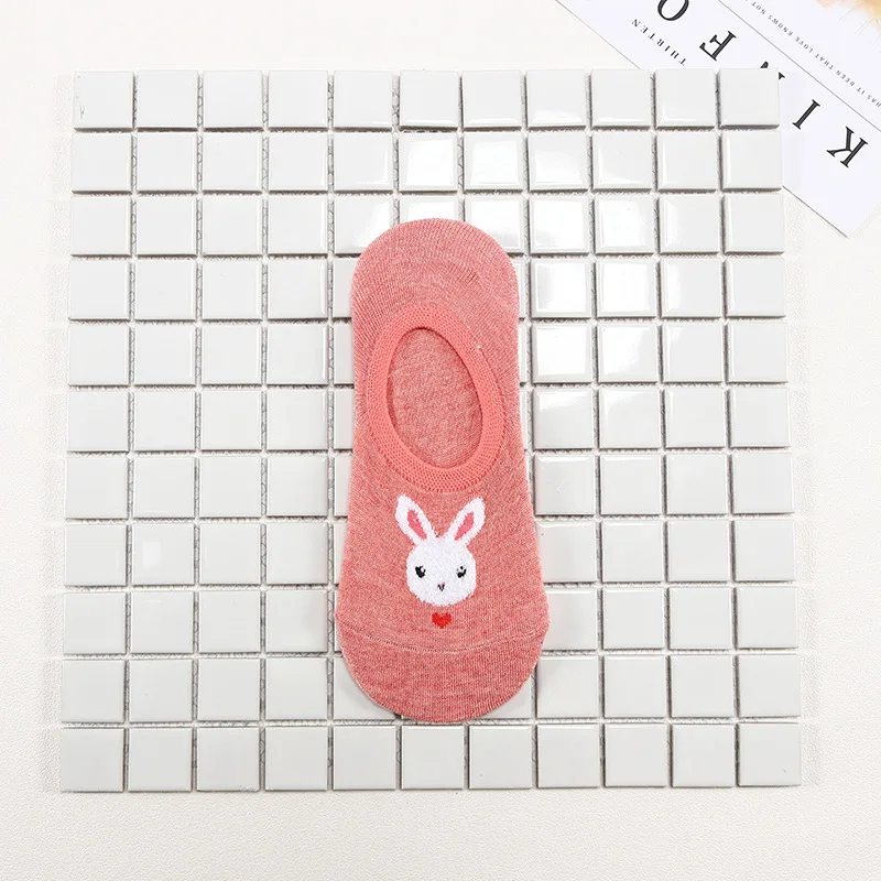 5 пар, женские короткие носки Amozae, милые хлопковые женские Носки с рисунком Kawaii, повседневные женские короткие носки, забавные женские носки