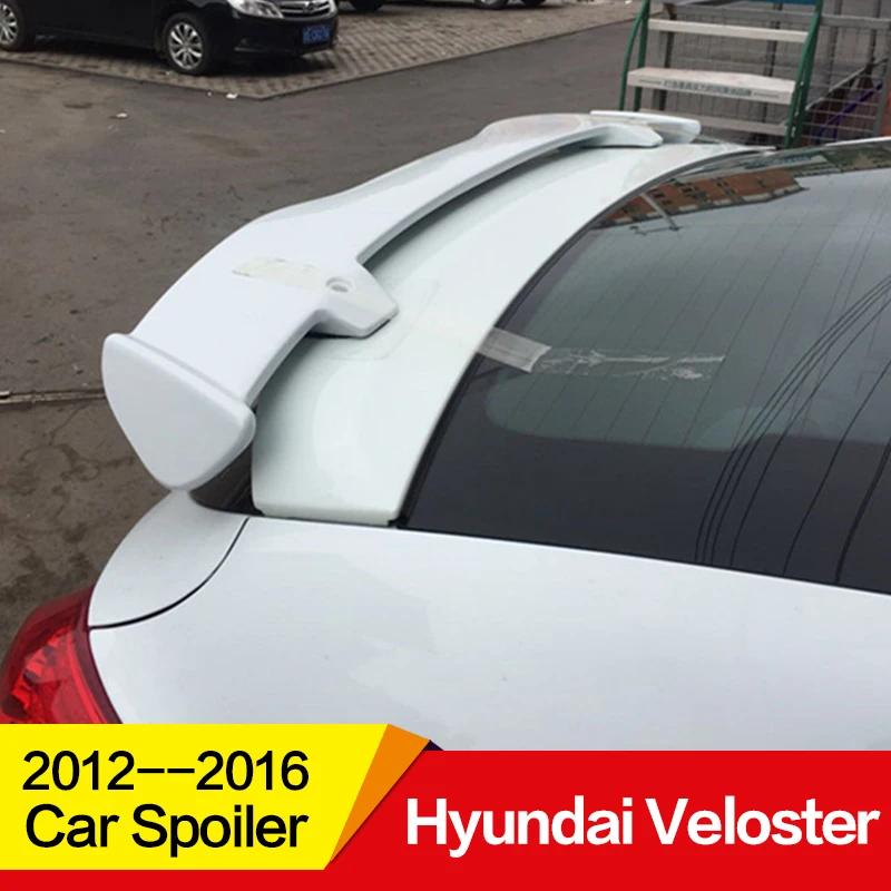 Применение для Hyundai Veloster спойлер 2012 13, 14, 15 и 16 лет ABS пластмассовый задний спойлер на крыше заднее крыло спортивные аксессуары