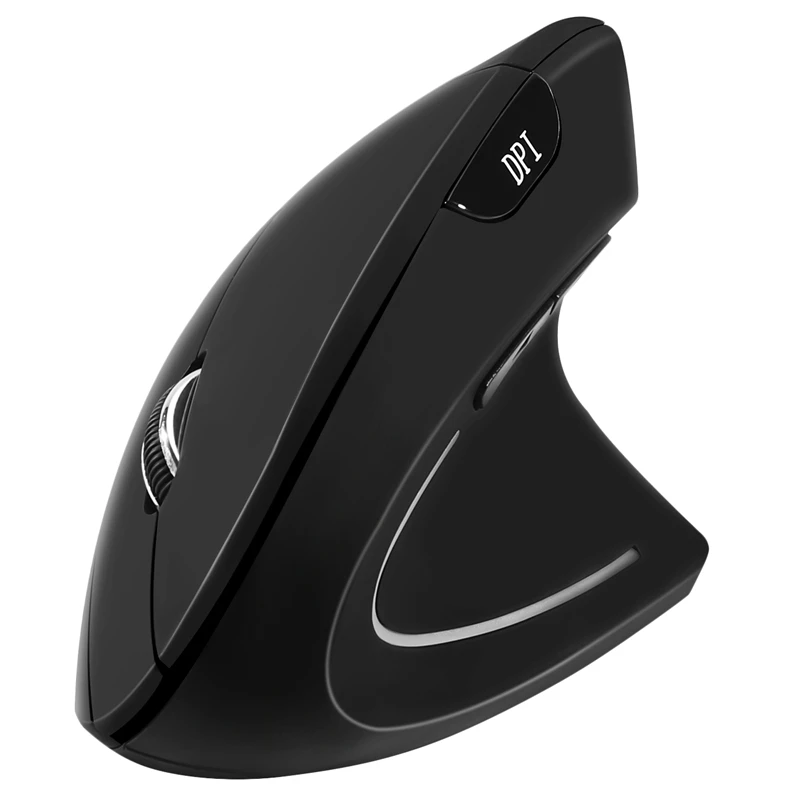 Эргономичная Вертикальная Мышь Беспроводной оптическая мышь bluetooth 800/1200/1600 точек/дюйм Регулируемый 5D игровая компьютерная мышь с подсветкой для портативных ПК