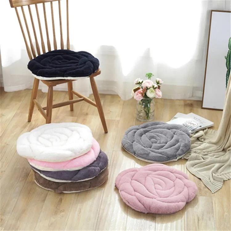 Стул с розочками подушки для сиденья кресла подушки для сидения на стул подушка декоративный пол подушки Подушка для стула домашний текстиль