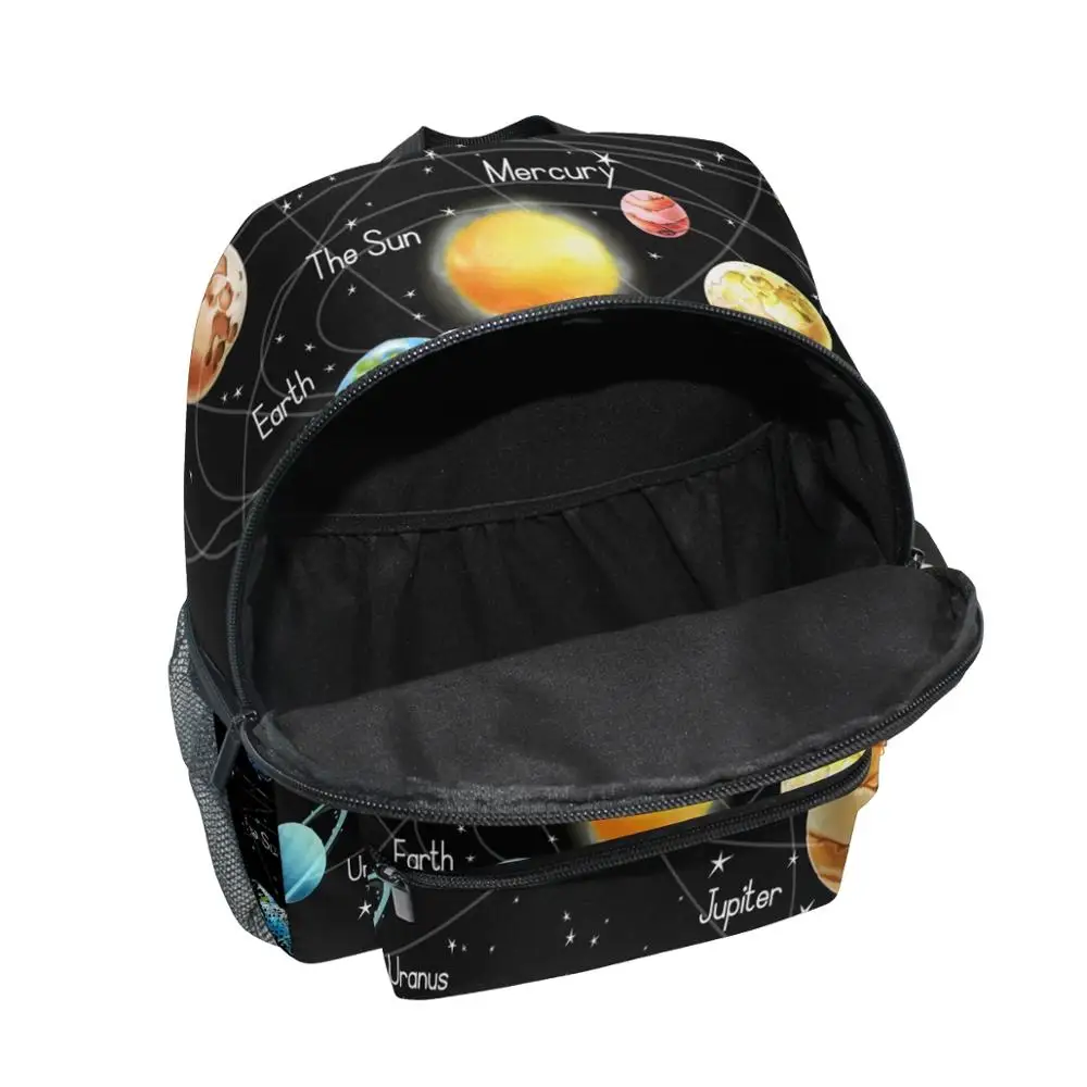 2026 New 3D planets print Children Backpacks Brand Design Girl Boys Backpack Toddler Kids Neoprene School Bags Kindergarten Bag 4