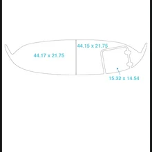 2008 Four Winns H200 плавающий шаг Pad лодка EVA Тиковый настил 1/" 6 мм