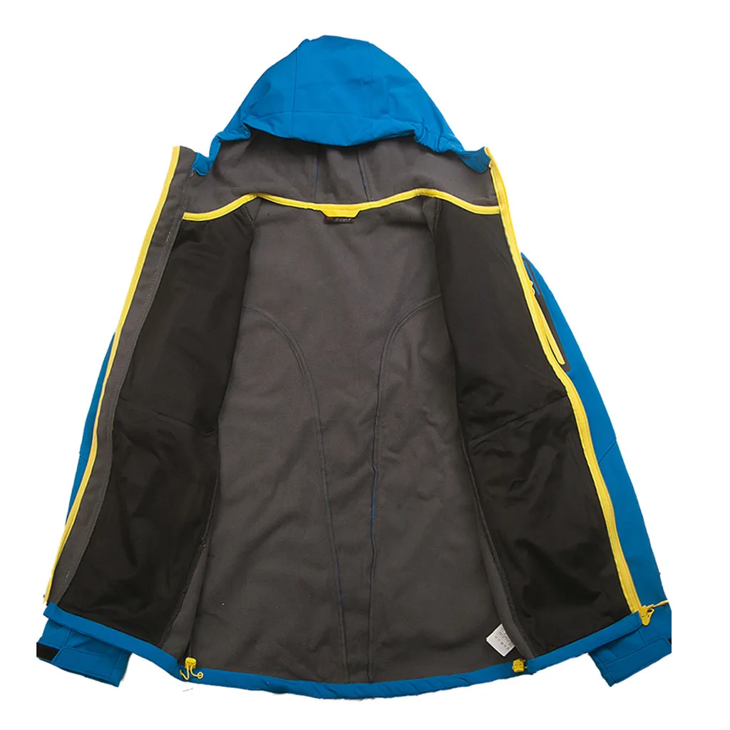 Snowboard Jackets Ski Suit solid Mens Autumn Casual Fashion Waterproof Quick-drying Hooded Breathable Sport Outdoor Coat#301014