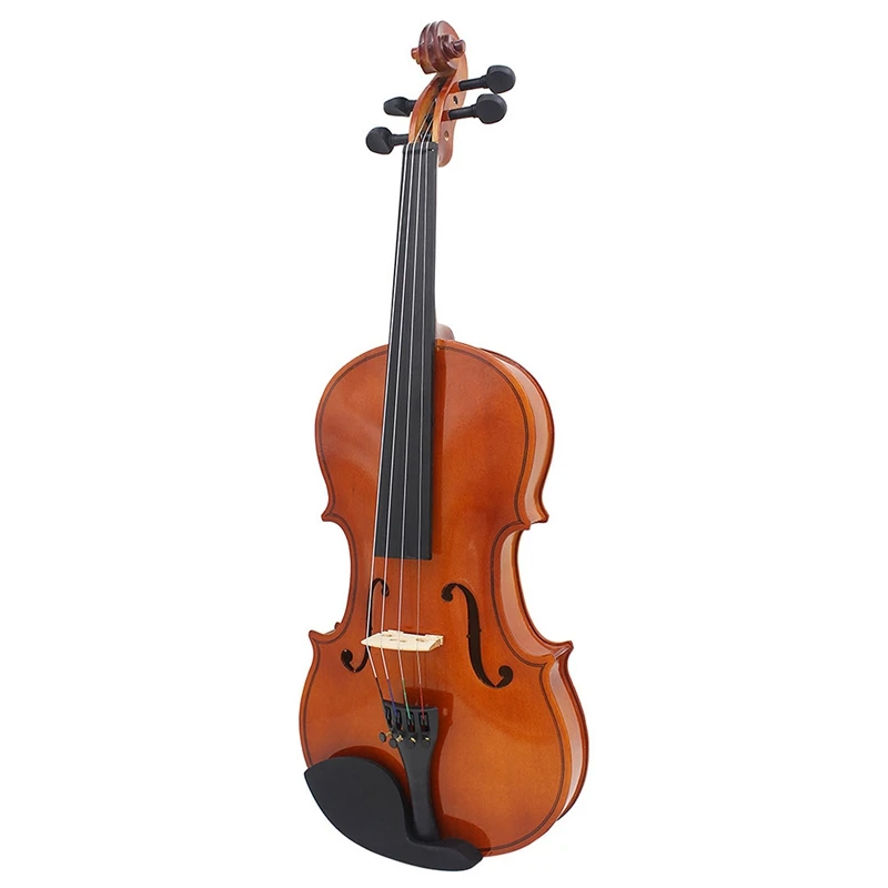 AV-105 full wood popular violin natural brown 4/4 model beginner practice violin 59* 21* 3.9 cm