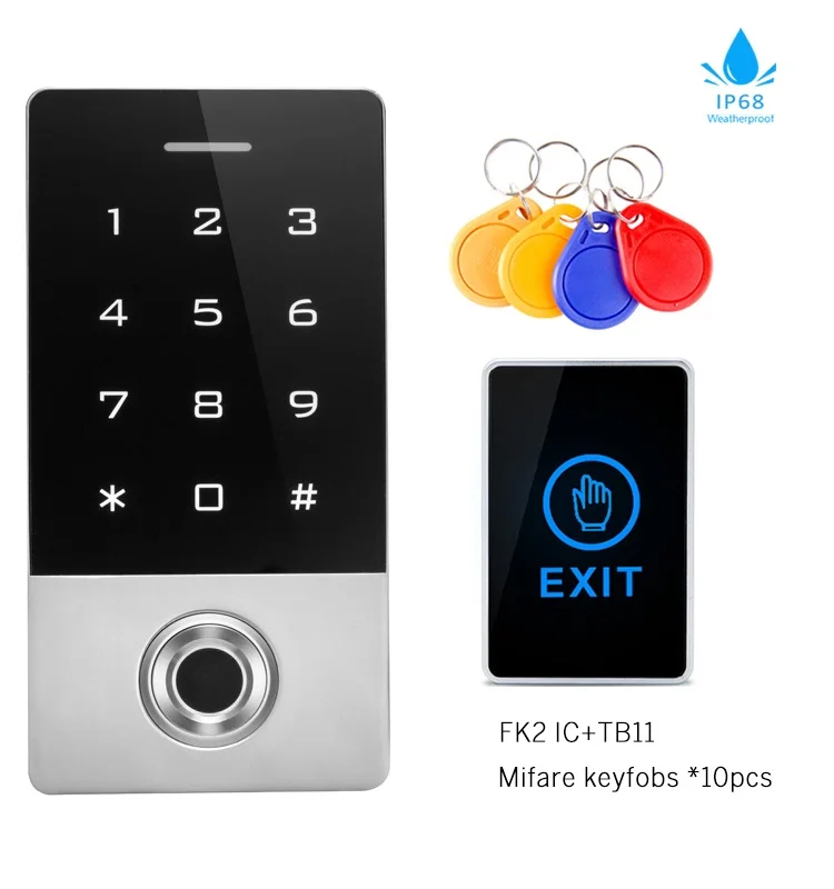 6 MF IC EXIT BUTTON acess control system