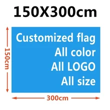 Custom150x300cm Vlag Banner 100D Polyester Gedrukt Voor Decoratie Reclame Opknoping Ontwerpen Promotie, Gratis Verzending