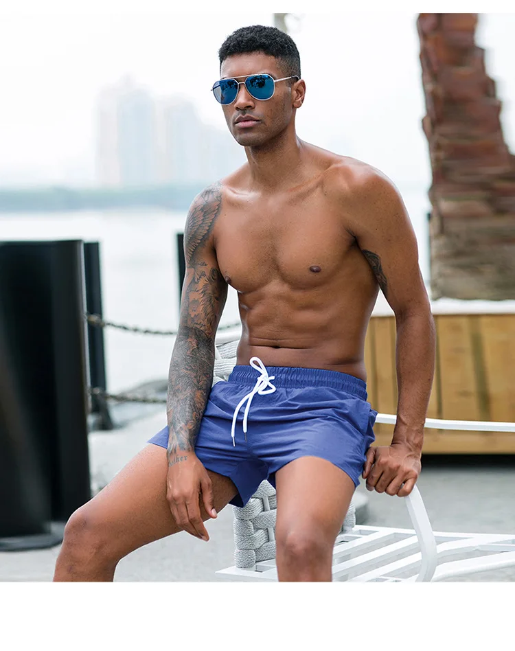

Mens Quick-drying Cotton Shorts with Elastic Drawstring Waist Men's Sweatshort with Side Pockets Summer Shorts Short Pants 2020